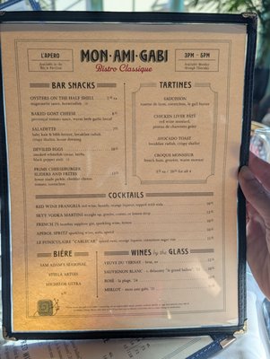 Menu photo 2 Mon Ami Gabi Las Vegas, NV Menu photo 2 Mon Ami Gabi Las Vegas, NV