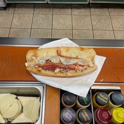 A number eight the great garlic foot-long .