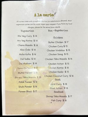 Menu photo 1 Cafe 94 Indian Fusion Cudahy, WI Menu photo 1 Cafe 94 Indian Fusion Cudahy, WI