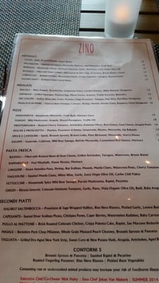Menu photo 7 Zino Ristorante Edwards, CO Menu photo 7 Zino Ristorante Edwards, CO