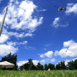 Camp Rivercrest - The Big Swing is undoubtedly one of the most popular activities for all guest/retreat groups.