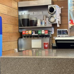 Wendy's - Open pitchers that I hope aren't iced tea for customers