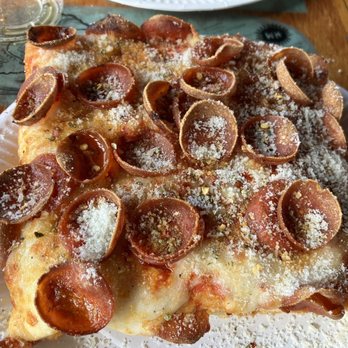 Little Coyote - Grandma's pepperoni square - Pizza Near Me - Long Beach, California
