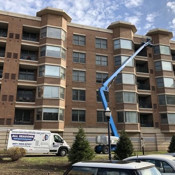 All Seasons Air Duct Cleaning - 80ft boom lift for dryer cap replacements - Air Duct Cleaning Near Me - Cliffside Park, New Jersey All Seasons Air Duct Cleaning - 80ft boom lift for dryer cap replacements - Air Duct Cleaning Near Me - Cliffside Park, New Jersey