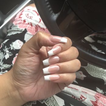 Blush Nails - French design all acrylic by Anna - Nail Salons Near Me - Davie, Florida