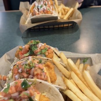 The Greene Turtle Sports Bar & Grille - Buffalo Chicken Tacos Spicy Baja Fish Tacos - Sports Bars Near Me - East Meadow, New York The Greene Turtle Sports Bar & Grille - Buffalo Chicken Tacos Spicy Baja Fish Tacos - Sports Bars Near Me - East Meadow, New York