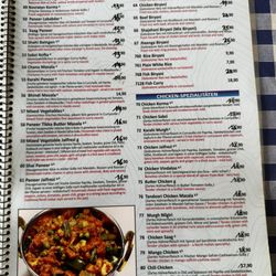 Taj Mahal-Indischrestaurant - Menu