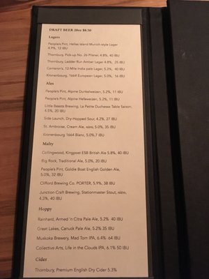 Menu photo 3 The Alpine Toronto, ON