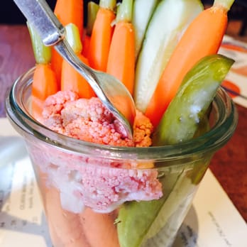 Finch & Fork - Starter pickled veg - New American Near Me - Santa Barbara, California Finch & Fork - Starter pickled veg - New American Near Me - Santa Barbara, California