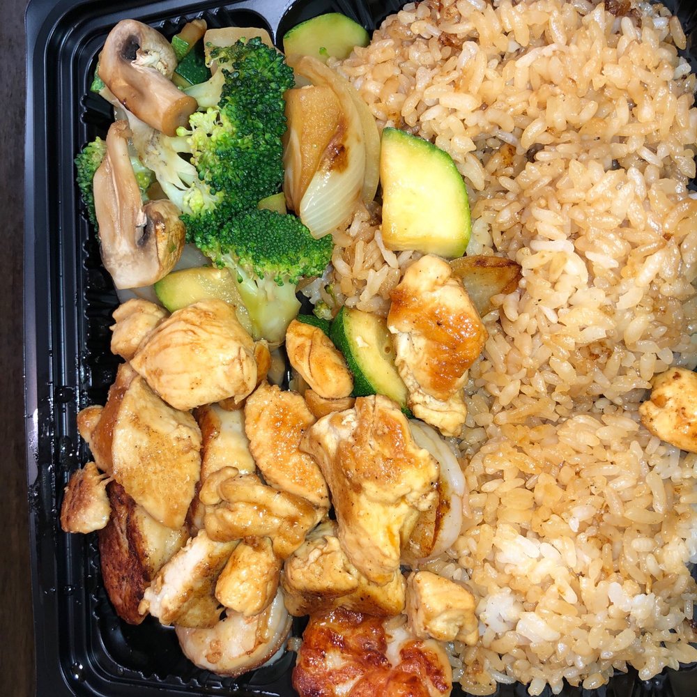 Tenko Japan - My "special" order of chicken, scallops and shrimp hibachi. - Japanese Near Me - Raleigh, North Carolina Tenko Japan - My "special" order of chicken, scallops and shrimp hibachi. - Japanese Near Me - Raleigh, North Carolina