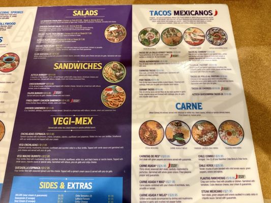 Menu photo 2 Patron Azteca Hollywood, FL