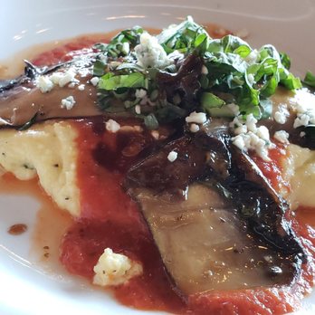 Bella Siena - Portabella mushroom over polenta appetizer - Italian Near Me - Benicia, California