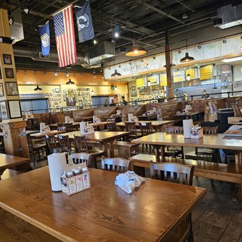 Mission BBQ - Beautiful open space architectural design with spacious dining room and nice wooden tables and hardwood floors. - Barbeque Near Me - Roanoke, Virginia Mission BBQ - Beautiful open space architectural design with spacious dining room and nice wooden tables and hardwood floors. - Barbeque Near Me - Roanoke, Virginia