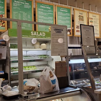 Lenwich - the inside of a restaurant - Salad Near Me - New York, New York