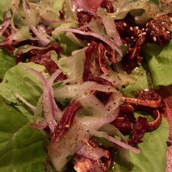 Husk - Pig ear lettuce wraps - American Near Me - Charleston, South Carolina Husk - Pig ear lettuce wraps - American Near Me - Charleston, South Carolina