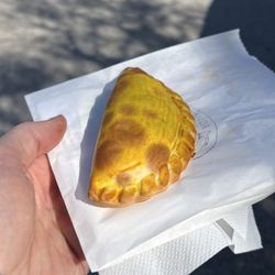 Fonda Felix - Peruvian chicken empanada. $5.90
