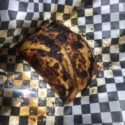 Burnt birria tacos