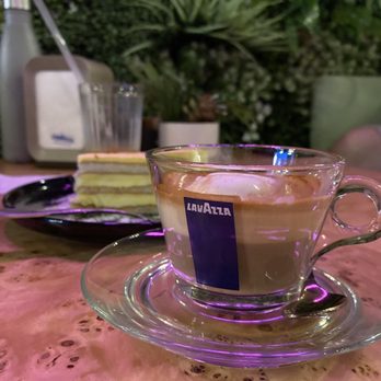 Savor Coffee and More - a slice of cake - Themed Cafes Near Me - Bronx, New York