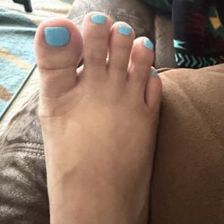 Gel pedicure