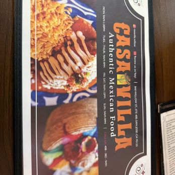 Casa Villa - Mexican Near Me - San Jose, California Casa Villa - Mexican Near Me - San Jose, California