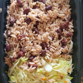 Negril - Silver Spring - Rice/Beans with pickled cabbage mix - Caribbean Near Me - Silver Spring, Maryland