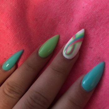 Me Myself & Nails - My mom's cancer ribbon - Nail Salons Near Me - Pflugerville, Texas
