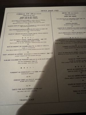 Menu photo 3 Café Sud Restaurant Paris, 75 Menu photo 3 Café Sud Restaurant Paris, 75