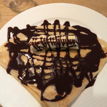 Galette Café - banana with chocolate sauce - Creperies Near Me - Paris, 75