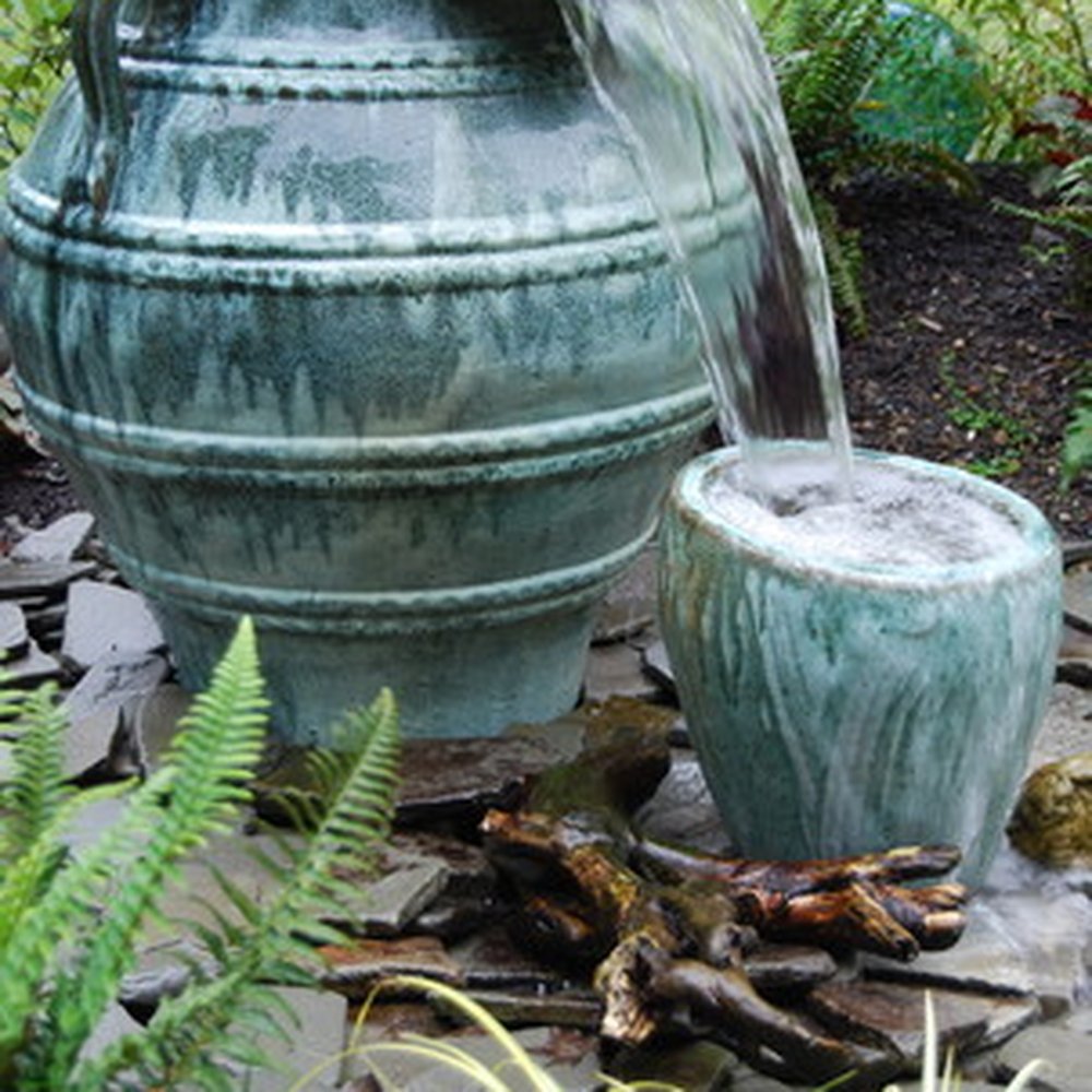 Pottery Land - Oasis Outdoor Environments fountain with Pottery Land pieces. - Home Decor Near Me - Lynnwood, Washington Pottery Land - Oasis Outdoor Environments fountain with Pottery Land pieces. - Home Decor Near Me - Lynnwood, Washington