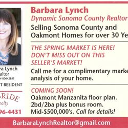 McBride Realty - Barbara Lynch Realtor. Santa Rosa, CA expert.