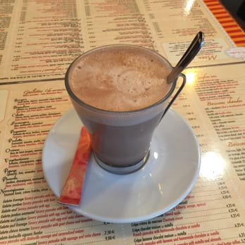 Les Galandines - Amazing hot chocolate (chocolate chaud) - Creperies Near Me - Paris, 75