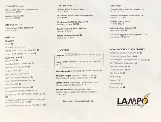 Menu photo 6 Lampo Charlottesville, VA