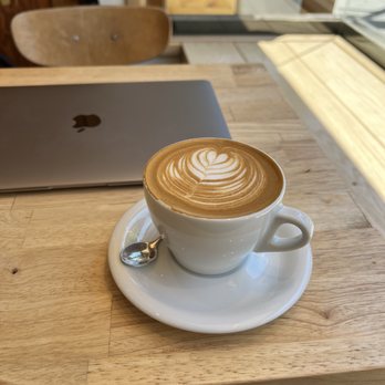 Haus Coffee - Cappuccino w/ house-made vanilla syrup. - Coffee & Tea Near Me - San Francisco, California Haus Coffee - Cappuccino w/ house-made vanilla syrup. - Coffee & Tea Near Me - San Francisco, California