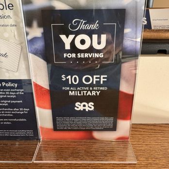 SAS Shoes - Military discount!! - Shoe Stores Near Me - Gilroy, California