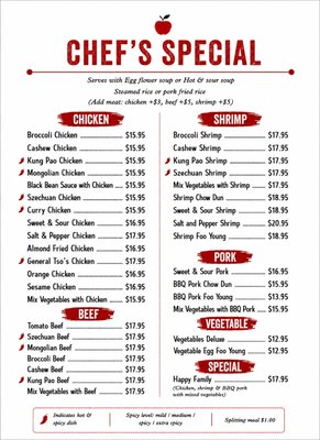 Menu photo 6 Red Apple Restaurant Boring, OR Menu photo 6 Red Apple Restaurant Boring, OR