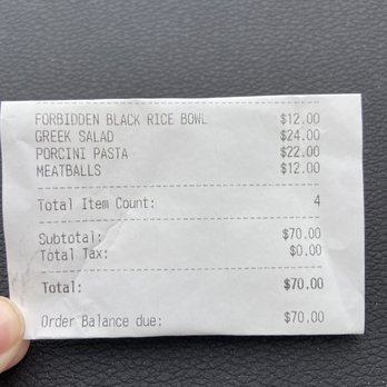 Crust & Craft - Disheartening receipt - Pizza Near Me - Rehoboth Beach, Delaware Crust & Craft - Disheartening receipt - Pizza Near Me - Rehoboth Beach, Delaware