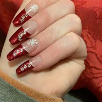 Fancy Nails & Spa - current nails for the holidays - Nail Salons Near Me - Milwaukie, Oregon