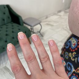 Gel manicure for wedding, still looks great over a week later!