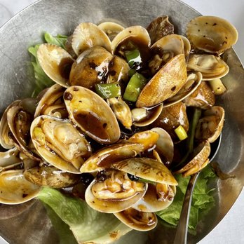 Crown Palace - a bowl of clams on a bed of lettuce - Dim Sum Near Me - Marlboro, New Jersey Crown Palace - a bowl of clams on a bed of lettuce - Dim Sum Near Me - Marlboro, New Jersey