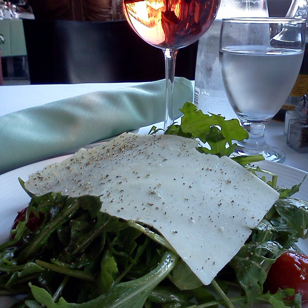 Via Alloro - INSALATA "VIA ALLORO" - Wild Arugula, oven roasted tomatoes & shaved parmigiano with balsamic dressing. - Italian Near Me - Beverly Hills, California Via Alloro - INSALATA "VIA ALLORO" - Wild Arugula, oven roasted tomatoes & shaved parmigiano with balsamic dressing. - Italian Near Me - Beverly Hills, California