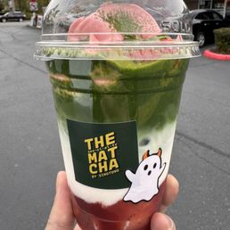 Strawberry cloud matcha