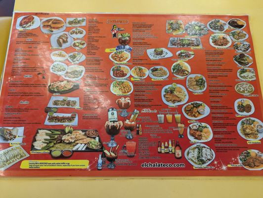 Menu photo 7 Chalateco San Jose, CA