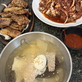 Chodang - Galbi, Marinated Crab, Cold Noodles w/ a side of spicy sauce - Korean Near Me - Chandler, Arizona Chodang - Galbi, Marinated Crab, Cold Noodles w/ a side of spicy sauce - Korean Near Me - Chandler, Arizona