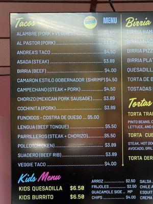 Menu photo 2 Andrea's Taqueria Gaithersburg, MD