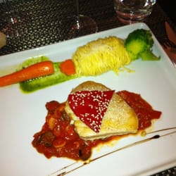 L'Enclos - Steak thon blanc sauce catalane