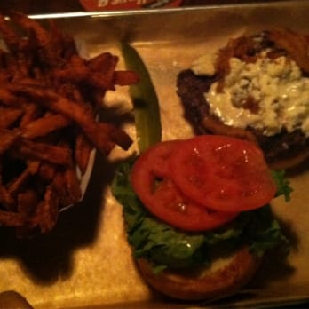 Mews Tavern - Tangled in blue burger from new menu! Yummy! - American Near Me - Wakefield, Rhode Island Mews Tavern - Tangled in blue burger from new menu! Yummy! - American Near Me - Wakefield, Rhode Island