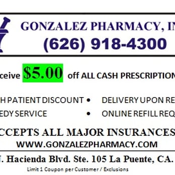 Gonzalez Pharmacy - Pharmacy Near Me - La Puente, California Gonzalez Pharmacy - Pharmacy Near Me - La Puente, California
