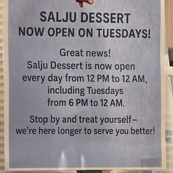 Salju Dessert - Hours - Desserts Near Me - Alhambra, California Salju Dessert - Hours - Desserts Near Me - Alhambra, California