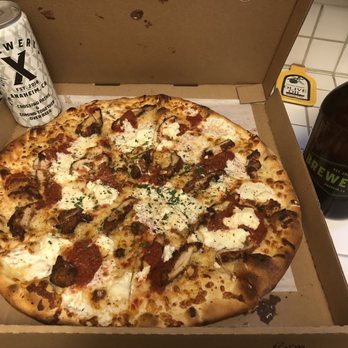 Brewery X - Chicken Parmesan accompanied by a growler of Tour Time and a crowler of I Know, Duh! - Breweries Near Me - Anaheim, California Brewery X - Chicken Parmesan accompanied by a growler of Tour Time and a crowler of I Know, Duh! - Breweries Near Me - Anaheim, California