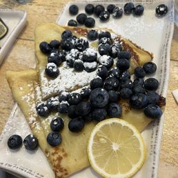 Lemon Curd Crepes